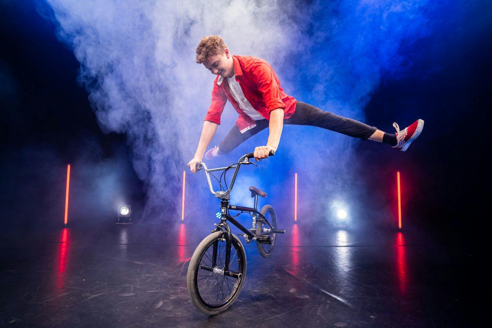 BMX-Showact mit Stimmung