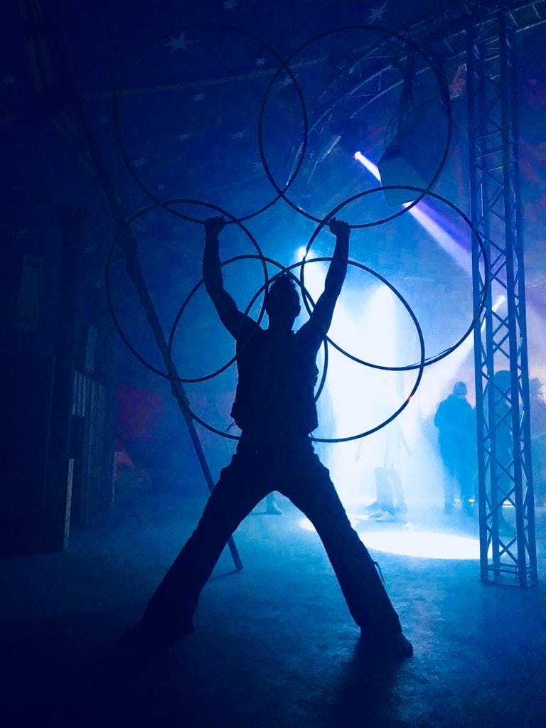 Galeriebild für Hoopfeeling - Multi Hula-Hoop Act