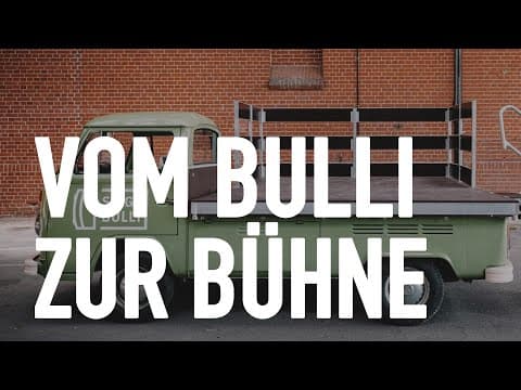 STAGE BULLI - Vom Bulli zur Bühne | Das Highlight für Sommerfeste oder Festivals