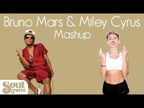 Bruno Mars & Miley Cyrus - Treasure Flowers (Soulkrates´ Sunday Mashup #38)