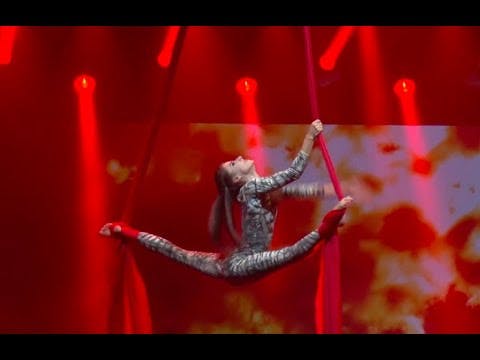 Halloween silks - Nataliia Vorona aerial act