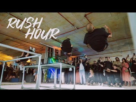 "RUSH HOUR" - FLYGUYS Parkour Show