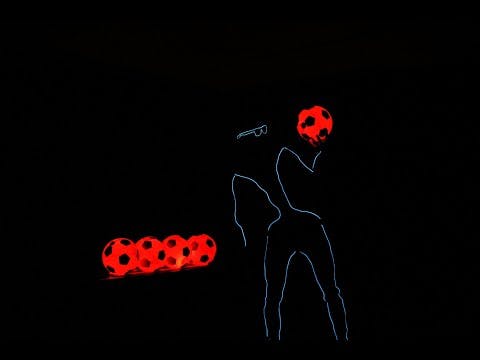 Light Show / LED suit / NIGHTMATCH light up soccer ball - Sebastian Landauer